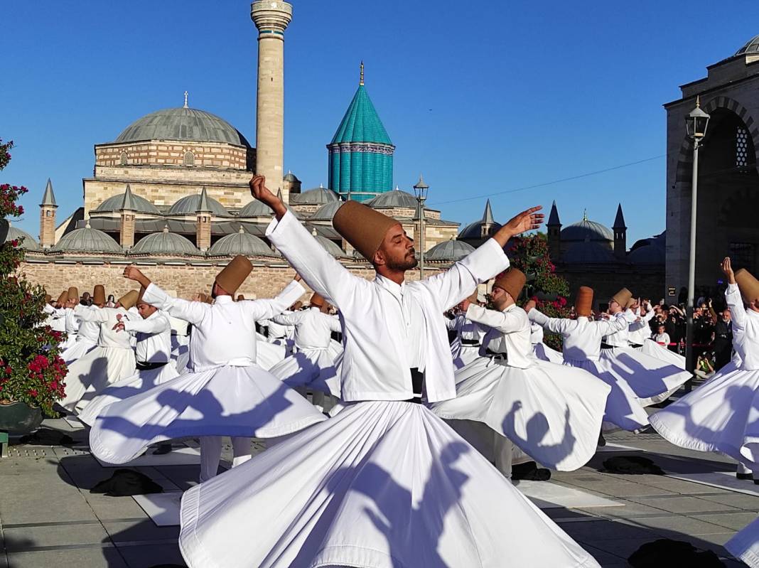 Konya durdu 99 semazen döndü 7